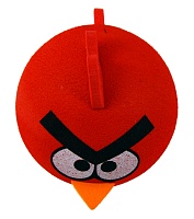 Насадка декор. на антенну "Angry Birds красный (птичка)"