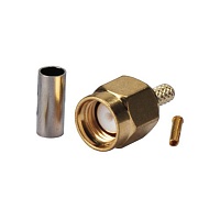 Разъём RP SMA под кабель RG 58 для  GSM. 3G,4G антенн (уп-ка100шт.)