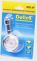 Манометр шин для легк.и груз. авто до 7Атм. (металл)"DolleX",