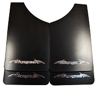 Брызговики универсальные черные"EXTREME" малые (4шт)