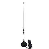 Антенна "АНТЕЙ-924М" SMA (1катушка, 5,5 dB) 3м. моб. связи GSM 900/1800/1900 на магните (кор.50 шт.)