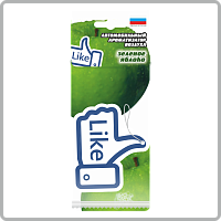 Ароматизатор "Лайк" Яблоко (тип Ёлочка) (уп. 25 шт)