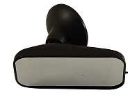 Зеркало "Дамское" черное, на присоске (10,5*6см) Москва