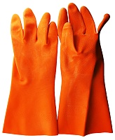 Перчатки резиновые химически стойкие, (размер L)