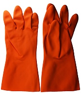 Перчатки резиновые химически стойкие, (размер XL)