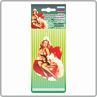 Ароматизатор "Девушки" Яблоко (тип Ёлочка) (уп. 25 шт)