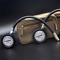 Манометр-дефлятор BERKUT TG-73 автом. высокоточ. 0-7атм стрелочный. в сумке