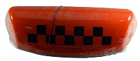 Световое табло "TAXI" на магните "Шашечки"New оранжевый , (380*140мм.)