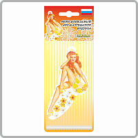 Ароматизатор "Девушки" Ваниль (тип Ёлочка) (уп. 25 шт)