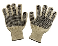 Перчатки х/б с ПВХ (70гр.) 10 класс (6н.) люкс