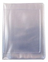 Вкладыш в автодокументы (пластик) (123мм.*92мм.) в уп-ке."АНТЕЙКО"