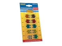 Предохранители флажковые с индик.обрыва 10шт,с пинцетом "DolleX",